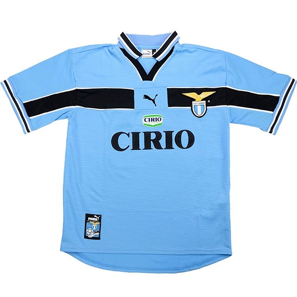 Tailandia Camiseta Lazio 1st Retro 1998 2000 Azul Claro